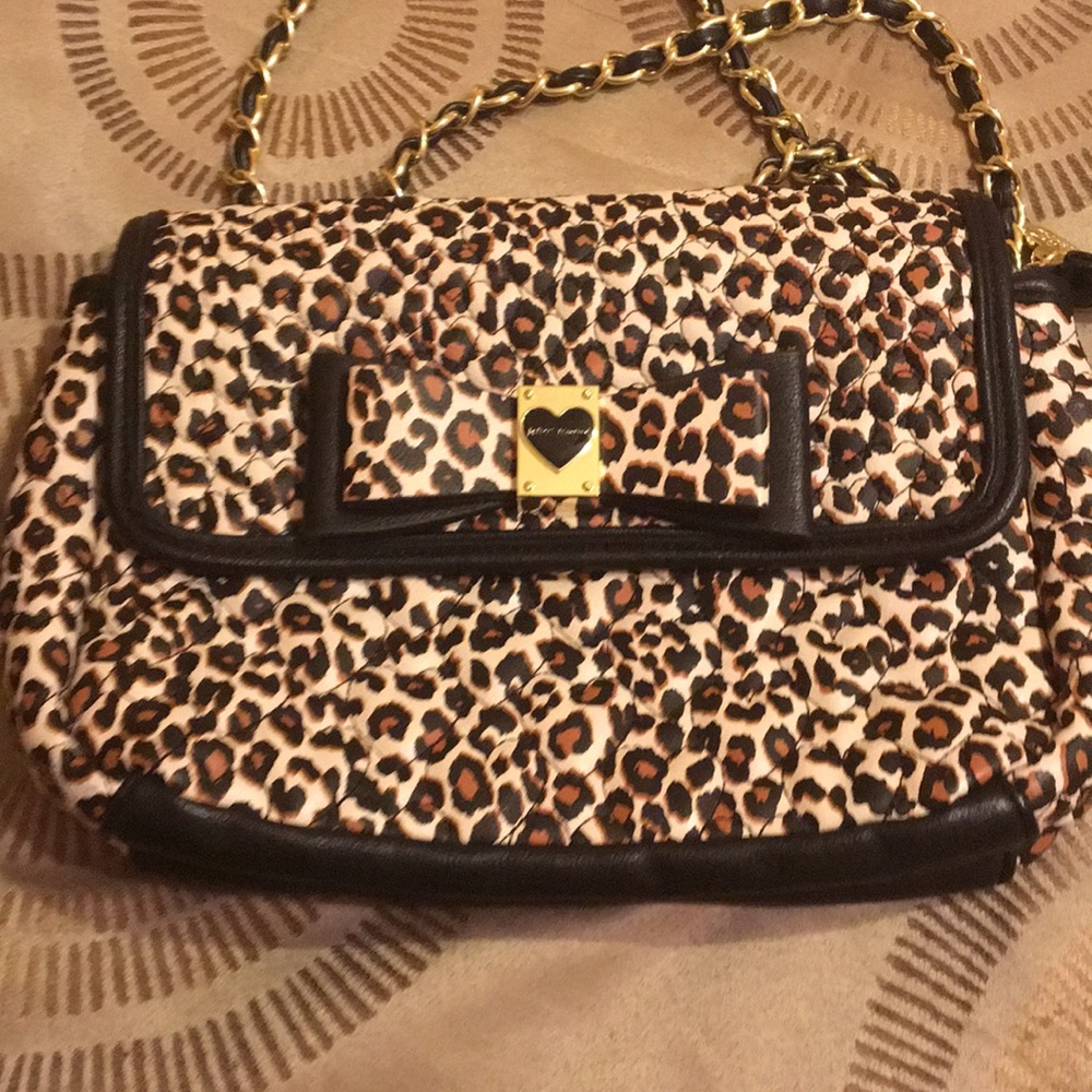 Betsey Johnson purse chain straps new no box